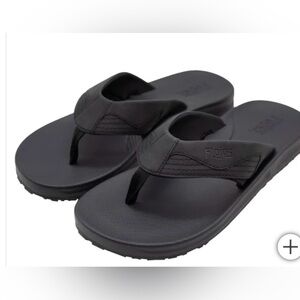NWOT   Flojos Men's Memory Foam Sandals Flip-flops, Black
